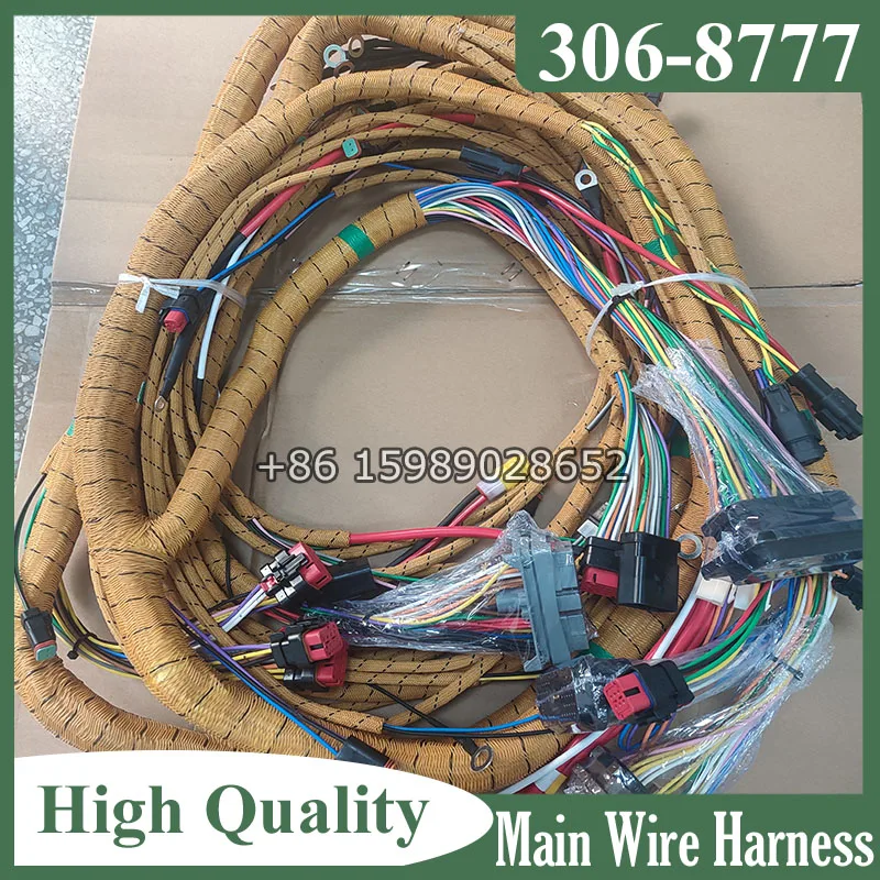 306-8777 3068777 Main Wire Harness for Caterpillar Excavator 323D 320C Excavator Spare Parts