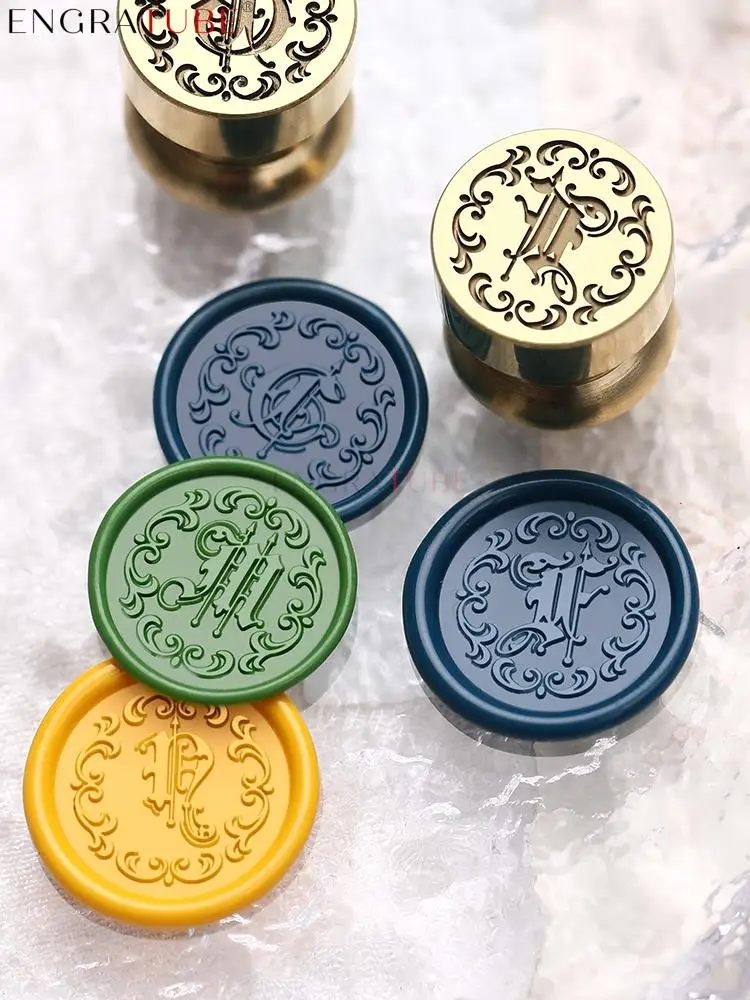 15mm Mini Gothic Alphabet Stamp Laser Engraving Sealing Wax Stamps Retro English Letters A-Z For Wedding Scrapbooking Card Decor