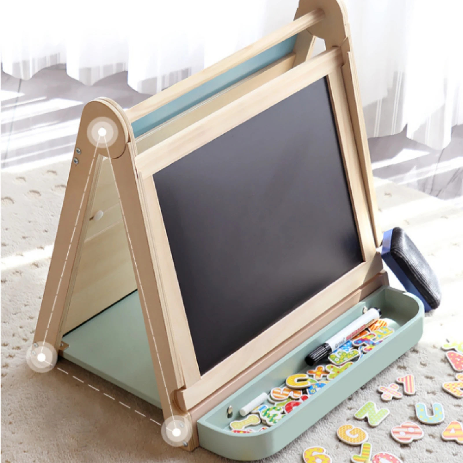 wooden-busy-board-with-stand-learning-busy-board-with-stand-toddler-screen-screenless-for-toddlers-playroom-home