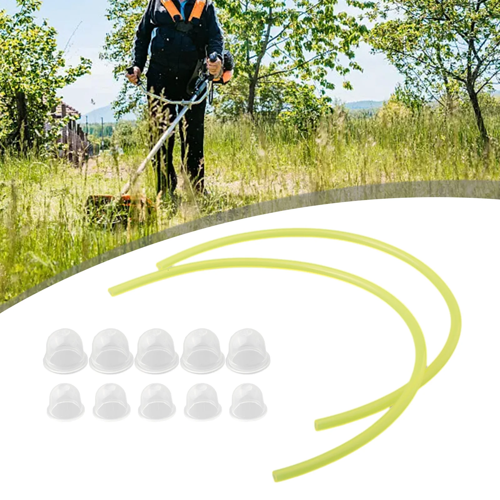 Per Honda Victa Linea carburante Parti di ricambio per tosaerba piccole/grandi Lampadine di primer Parti della linea del carburante Accessori piccoli e grandi