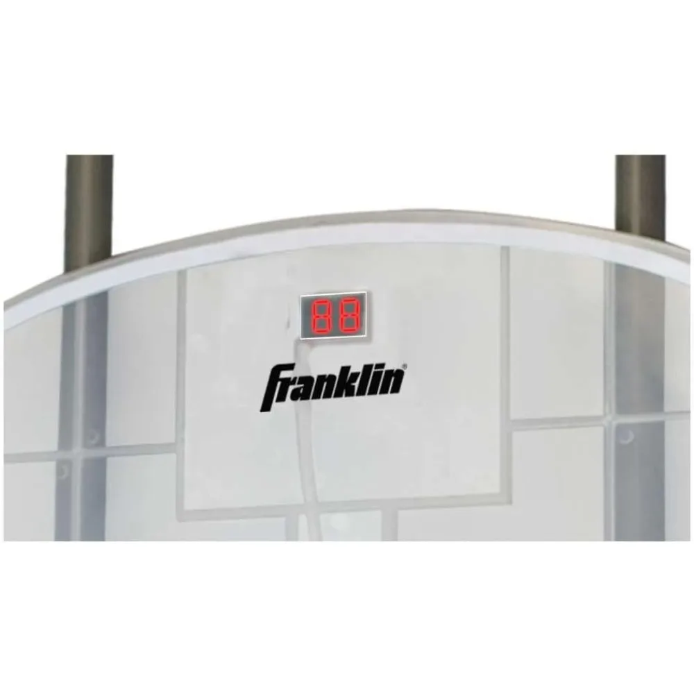 Adjustable Mini Basketball Hoop with Auto Rebounder & LED Scoreboard - Indoor Kids Sports Game for All Ages