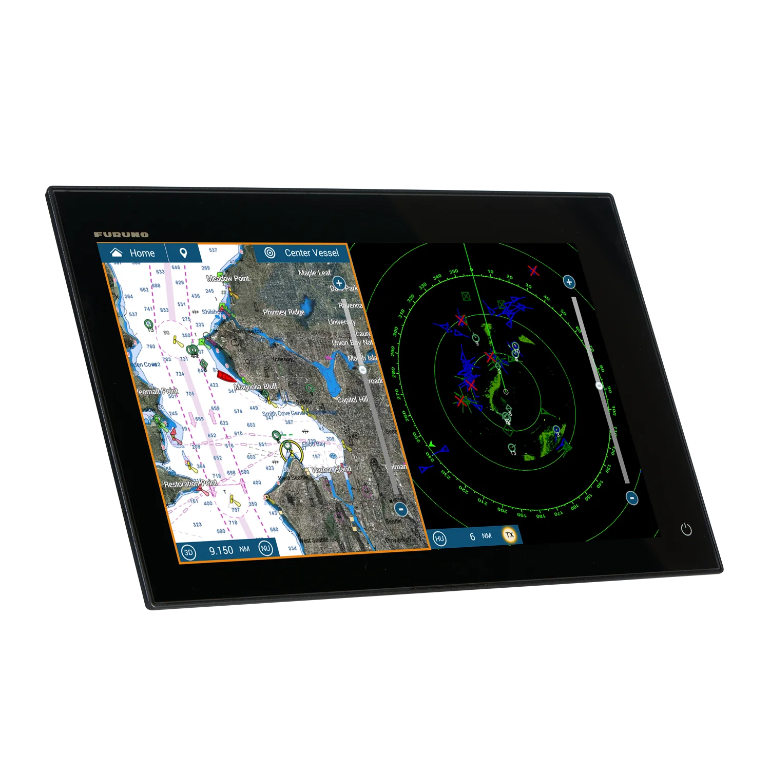 Original New TZT16F Chart Plotter All-Glass IPS Display