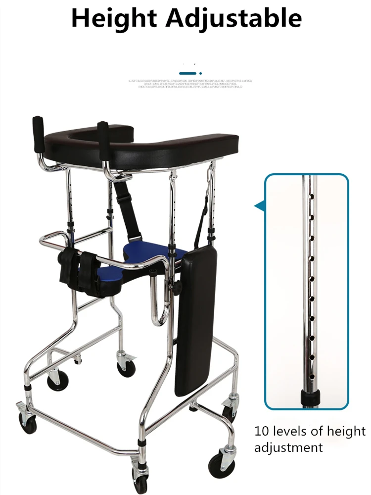 Walker Assist Rehabilitation Device Lower Limb Train Walking Standing Frame For Older People Disable Stroke Adult Mobility Aid