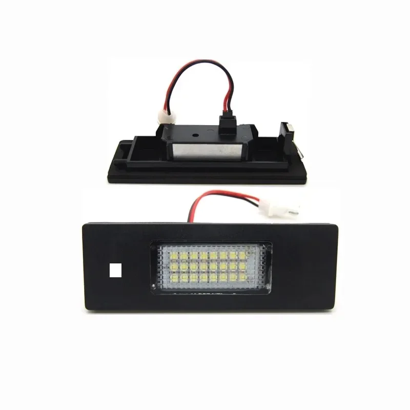2pcs White LED Number License Plate Light Lamps Number Lights For BMW E81 E87 E63 E64 F20 F21 F06 F12 F13 E89 E85 Z4 I3 X2 X4