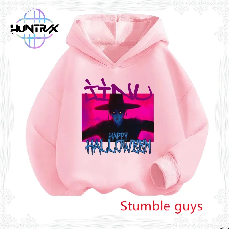 

Y2K KPop Demon Hunters Hoodies Teenage Girls Boys Rumi KPop Demon Hunters Hoody Autumn Casual Long Sleeve Children's Clothing