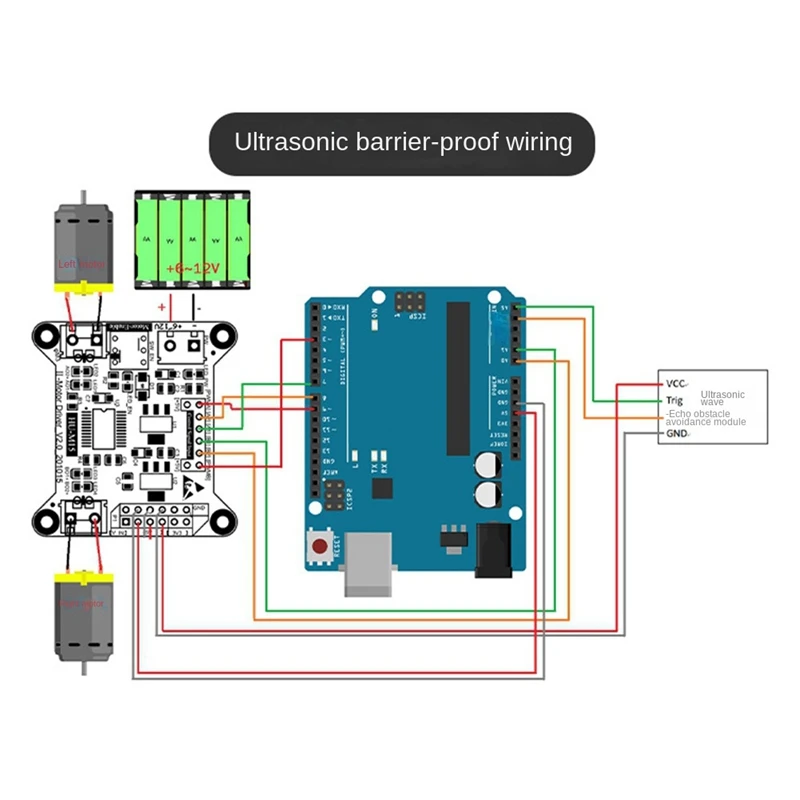 Dual-Channel DC Motor Drive Module TB6612 Motor Positive And Negative Drive Control Smart Car DIY Accessories