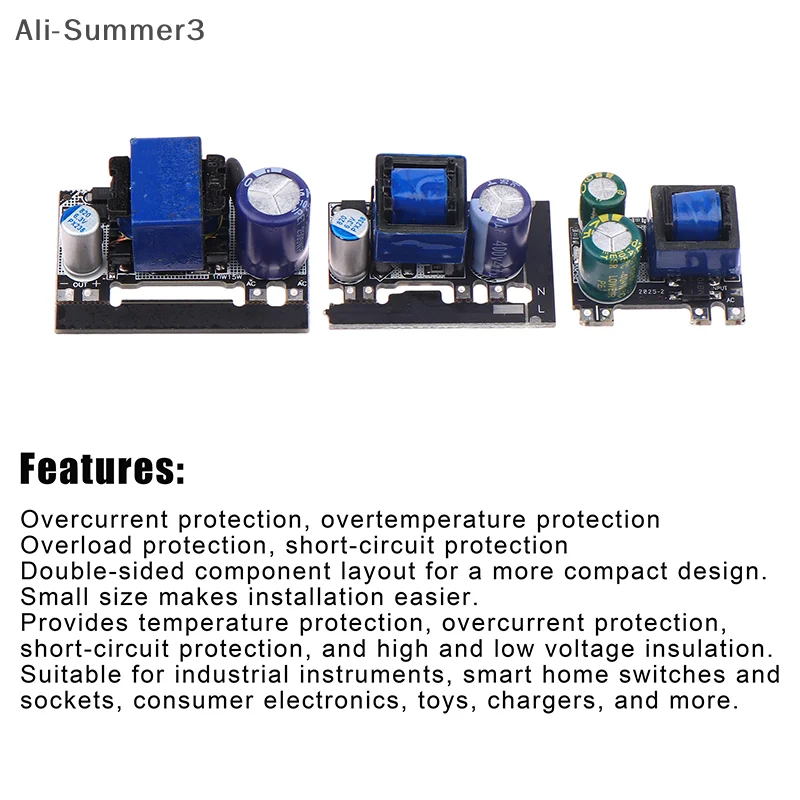 

AC-DC 5V 700MA 1000MA 2000MA 5W 10W Precision Buck Converter AC 220V To 5V DC Step Down Transformer Power Supply Module