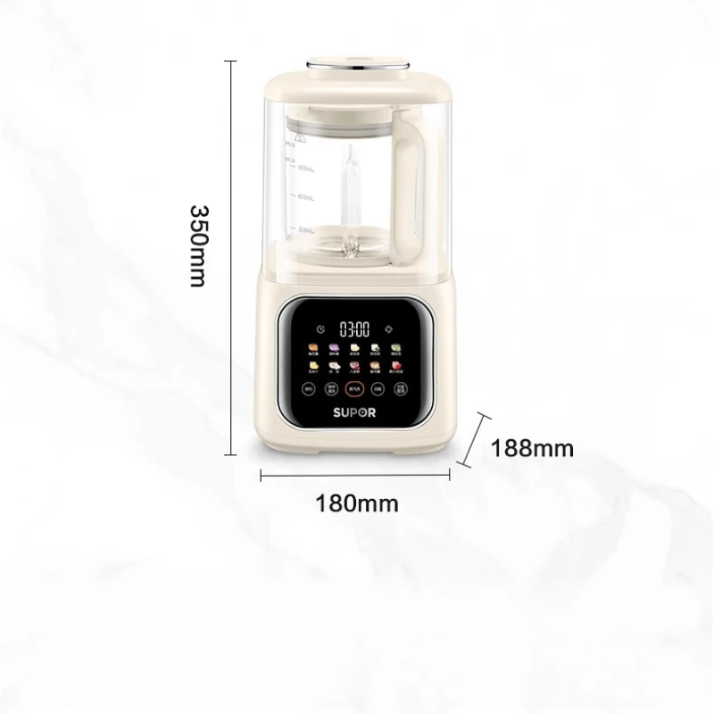 Supor disjuntor de parede doméstico máquina de leite de soja pequeno espremedor de baixo multi-funcional máquina de cozinhar alimentos complementares espremedores