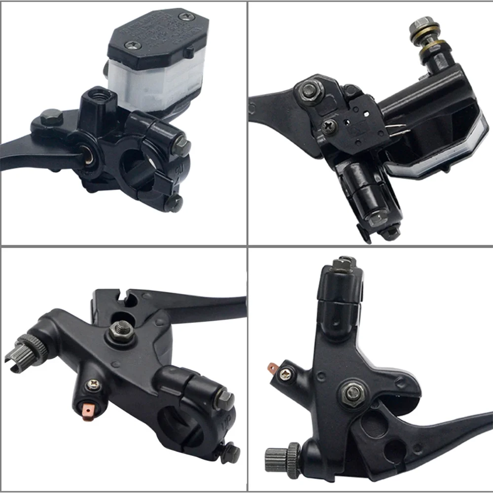 CNC Aluminum Motorcycle Clutch Lever & Hydraulic Brake Master Cylinder Universal 7/8