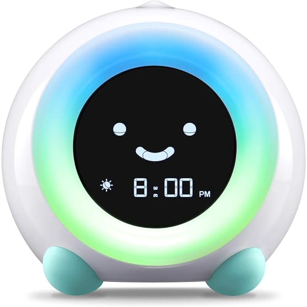 

Ready to Rise Children's Sleep Trainer, Night Light, Sound Machine and OK to Wake Alarm Clock for Toddlers Wall Clocks