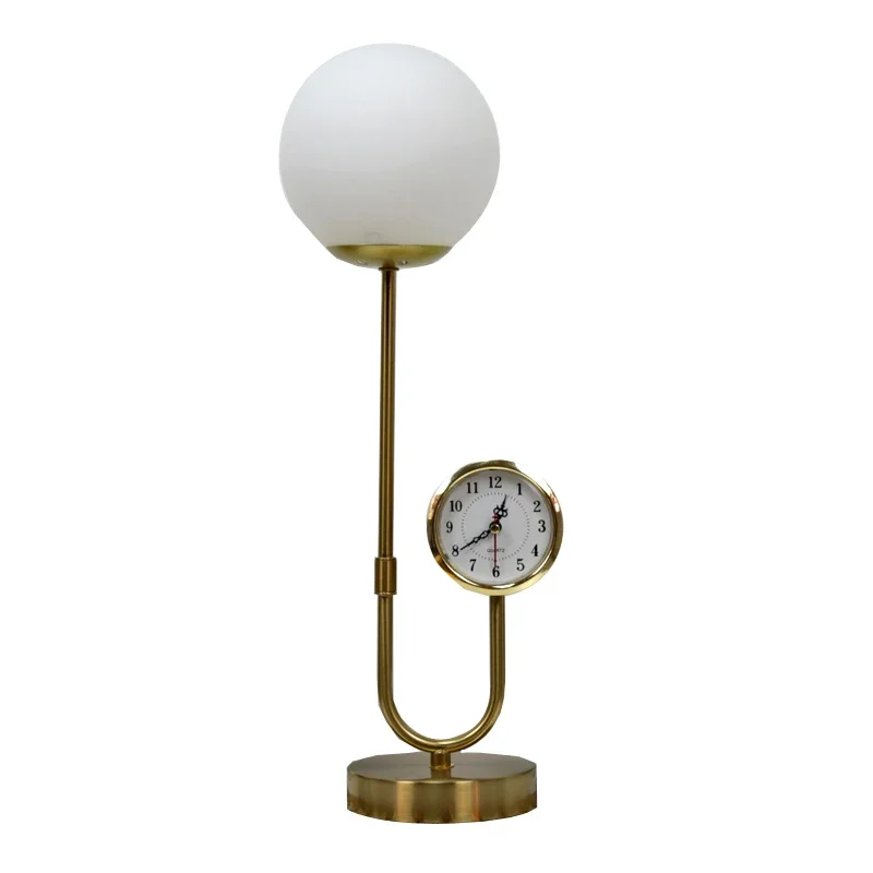 Modern fashion clocks, watches, lamps, bedrooms, bedside reading, learning to read and write, simple decorative lighting lamps.