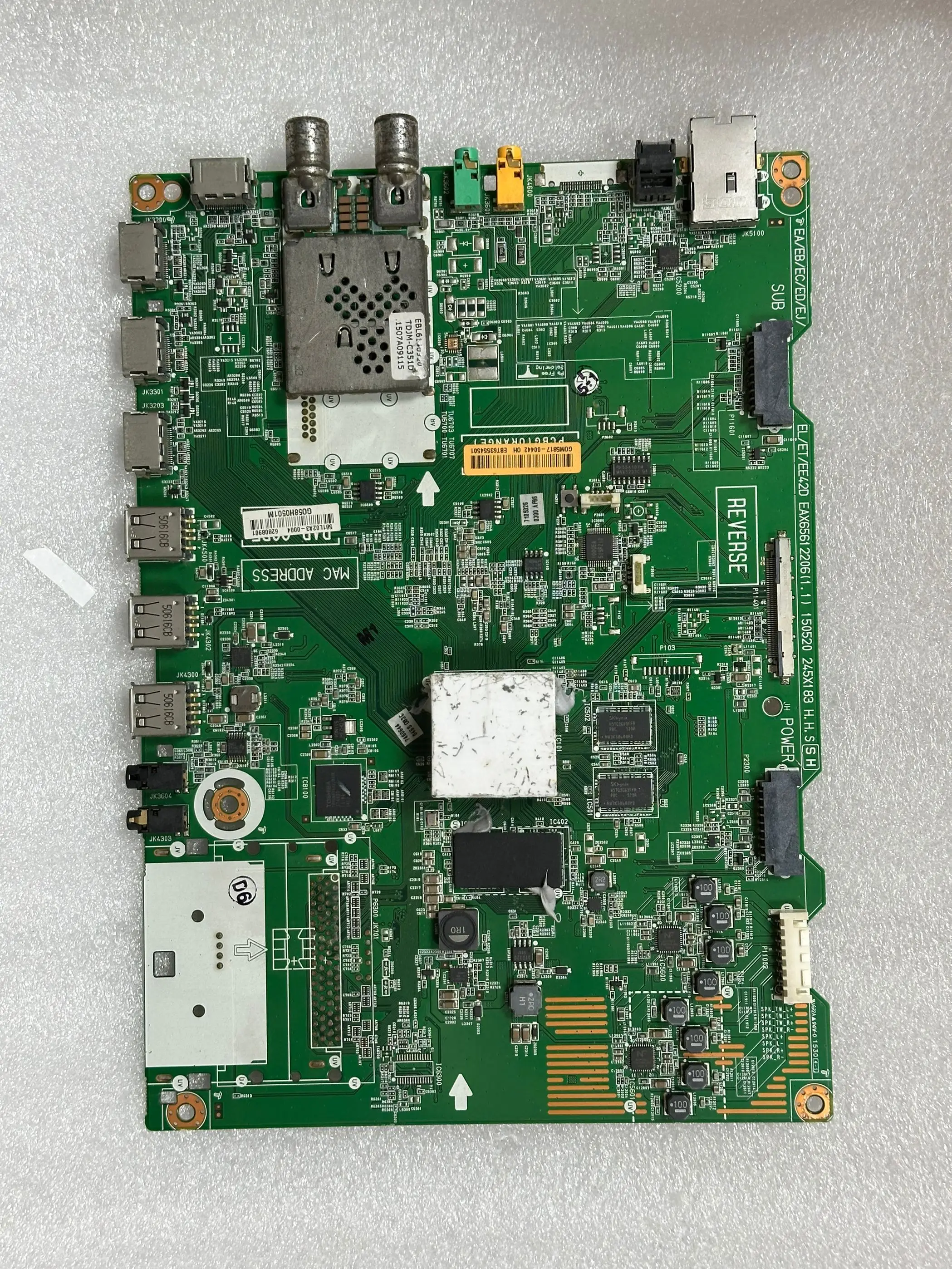 정품 마더보드 EAX65612206(1.1) 스크린, LC550LUD(LG)(PC), 55 인치