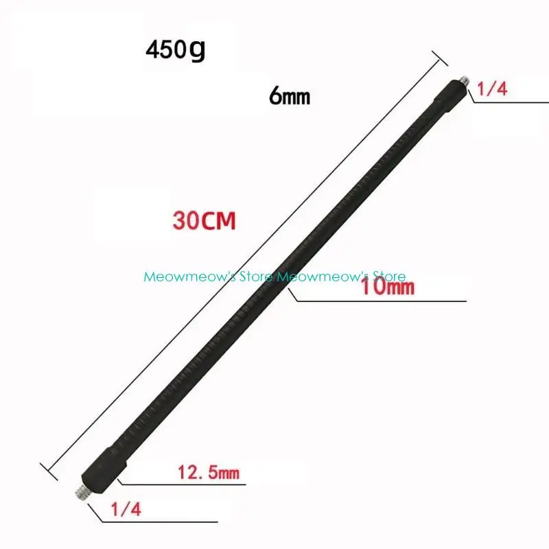 W91A 카메라 폰 클램프 확장기 유연한 튜브 1/4 "확장 호스 라이브 방송 브래킷 카메라 폰 라이브 스트리밍
