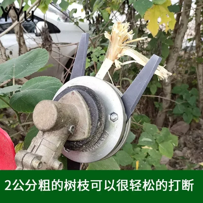 custom for Universal Alloy Trimmer Head Replacement 4 Line Heavy Duty Grass Cutter Spool String Trimmer Brush Cutter Weed