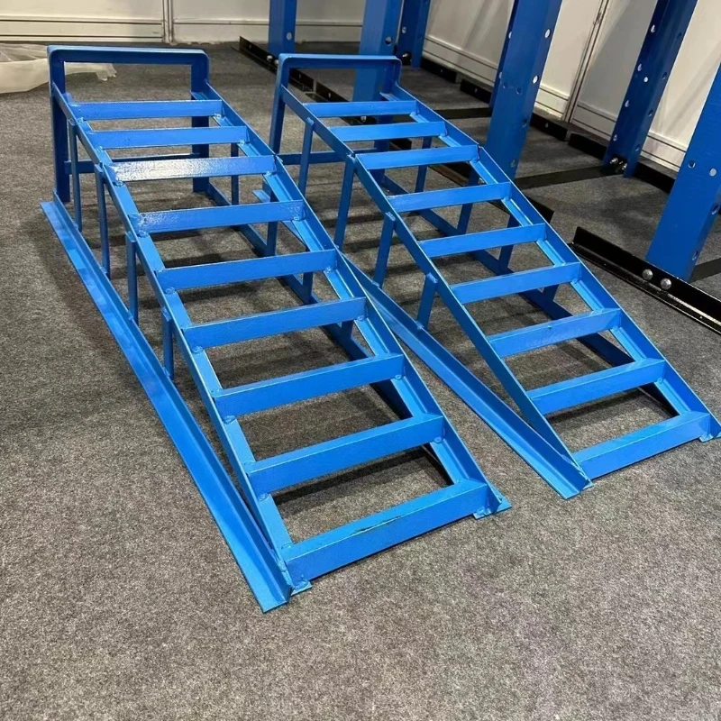 Car maintenance ramp frame, car chassis lift hydraulic ramp bracket