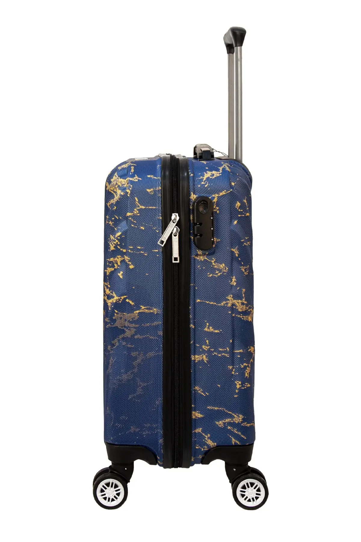 Kabin Indigo (Kecil) Ukuran Koper Dicetak Volume Besar Penuh Nyaman Kokoh Tas Perjalanan Tahan Pecah Pengiriman Cepat dan Aman