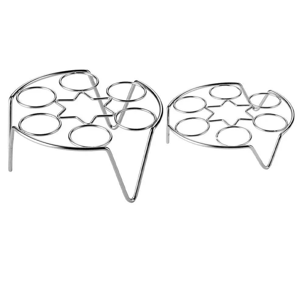 

2Pcs Egg Steamer Rack Stainless Steel Kitchen Cookware Steam Microwave Hard Boiled Eggs Food Grade MultiUse