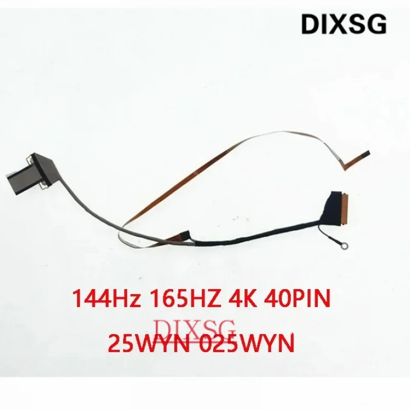 New genuine laptop LCD EDP FHD cable for Dell Inspiron G7 7500 G7 7700 14400Hz 165Hz 4K 40 battery 25wyn 025Wyn