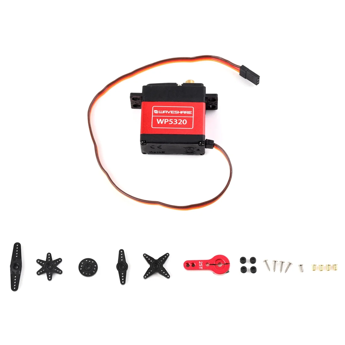 

Digital Motor Servo 20KG 180 Degree Continuous Rotation High Torque Metal Shell Waterproof for RC Cars Robot DIY Toy