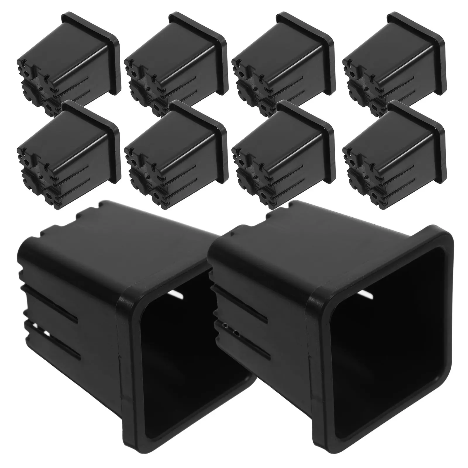 10 pots de culture hydroponique en filet plastique pour jardin intérieur/extérieur, culture de légumes, croissance efficace