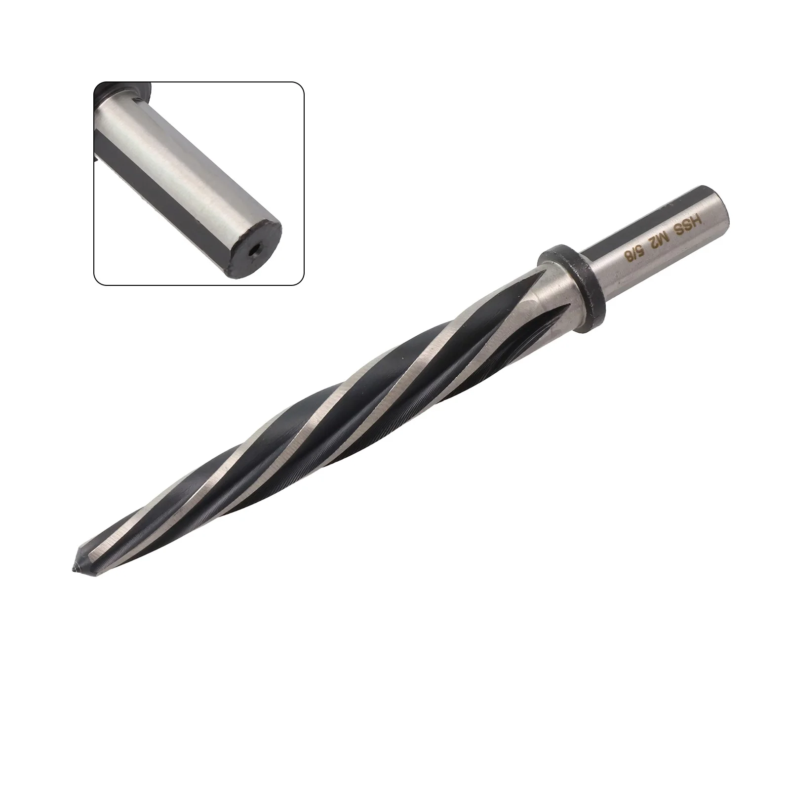 

Reliable Performance 5/8 Bridge Reamer, 1/2 Shank Bridge Tapered Reamer, High Speed Steel for Long lasting Durability