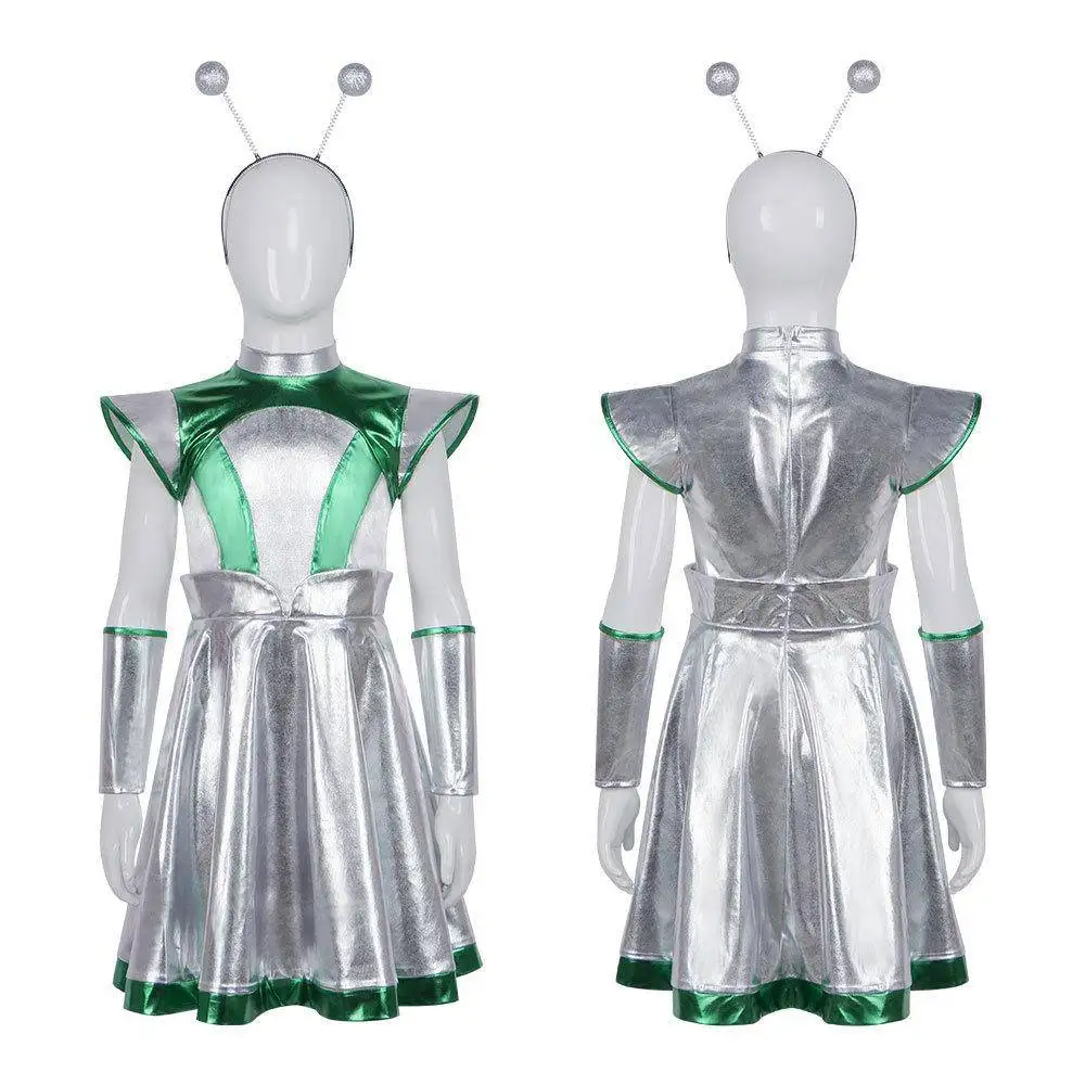 AI Robot Astronaut Alien Cosplay Costume Par Performance Outfit Women's Traditional Clothing Stage Performance Dr