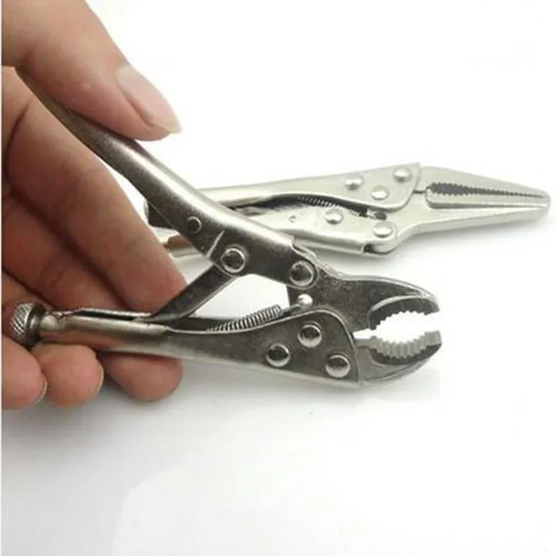 5inch Locking pliers round nose Straight Jaw Welding Tool Straight Jaw Lock Mole Plier Vice Grips Pliers