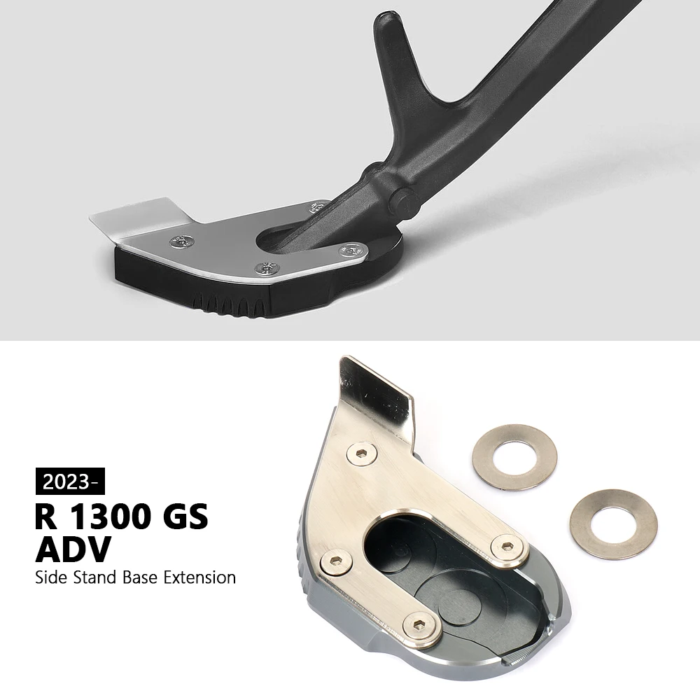 

Kickstand Side For BMW R1300GS r1300gs R 1300 GS 1300GSA 2023 2024 2025 CNC Stand Vergroter Plaat Base Extension Pad