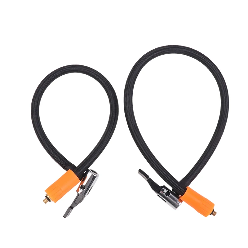 

40/50CM Car Air Pump Extension Tube Thread Quick Inflation Hose Copper Connector Car Moto Tire Inflation Air Pump Accessories