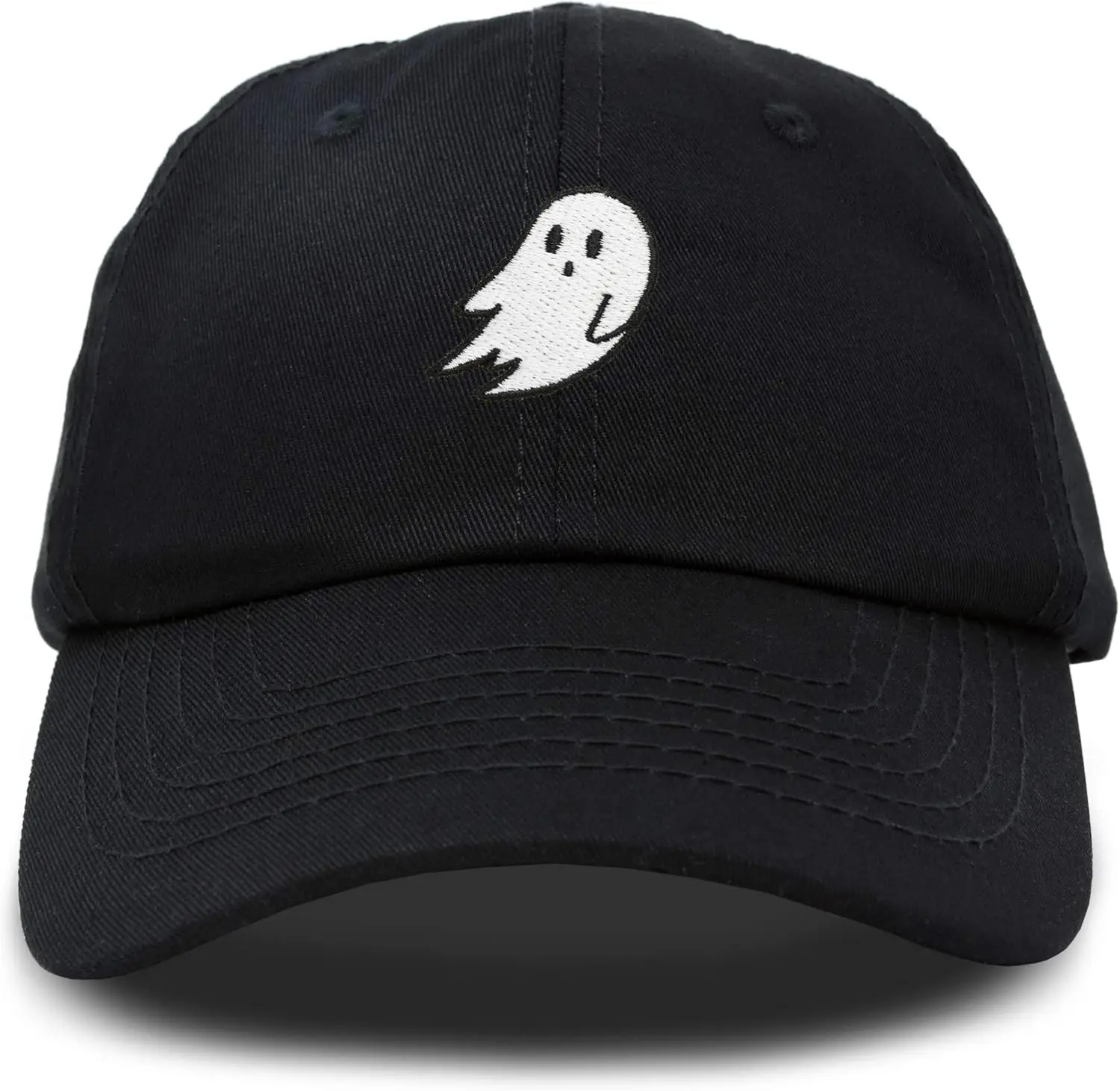 

DALIX Ghost Embroidery Dad Hat Baseball Cap Cute Halloween