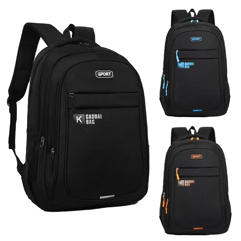 Multi Layer Zippered Backpack Waterproof Large Capacity Bag College Students Schoolbag Going Out Computer  Casual Travel