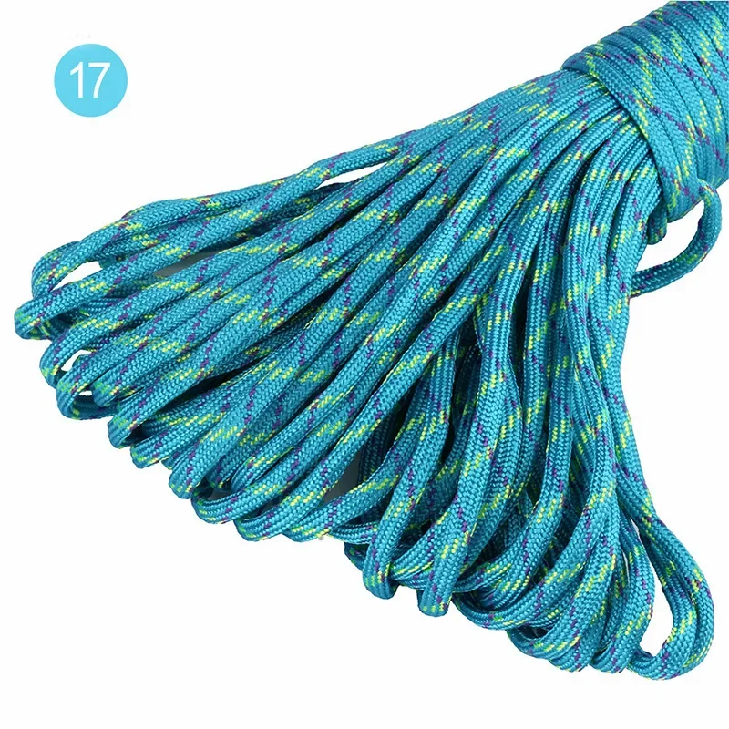 5/10/20M 5mm Outdoor-Zeltseil 7-Kern-Strangseil Camping-Paracord für Taschen, Nähen, Klettern, DIY Handarbeitsmaterial