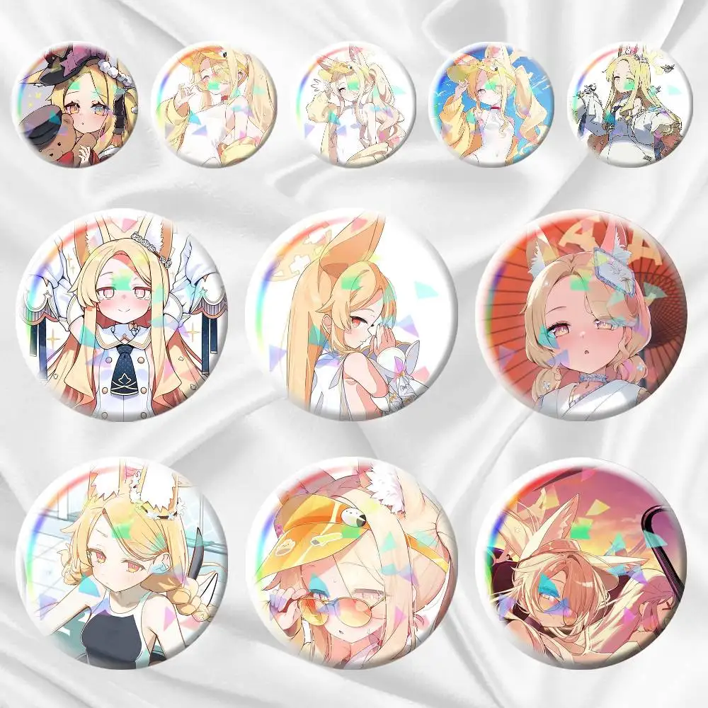 

Yurizono Seia Game Blue archive 75mm 58mm 44mm 25mm Brooch Backpack Hat Pins Accessories Toys Badge