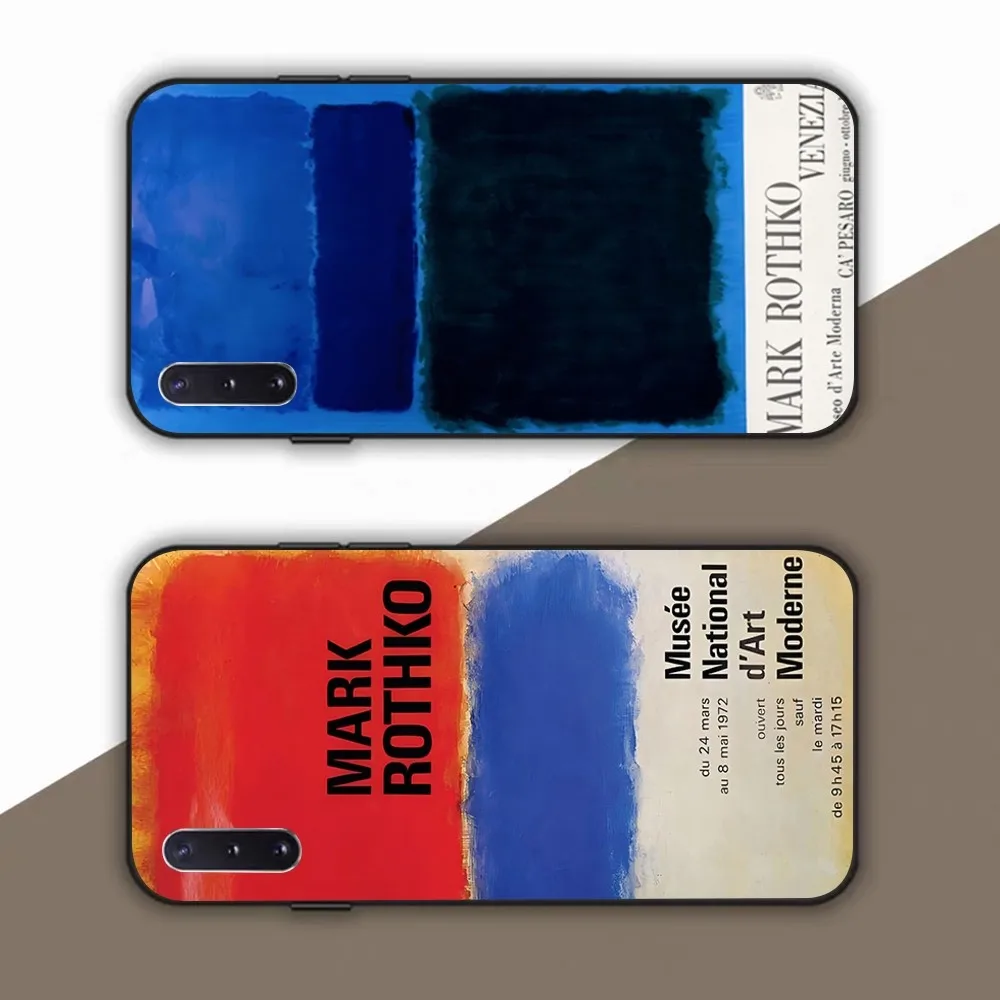 Rothko Abstract Colorful Tin Signs Phone Case For Samsung Note 8 9 10 20 pro plus lite M 10 11 20 30 21 31 51 A 21 22 42 02 03