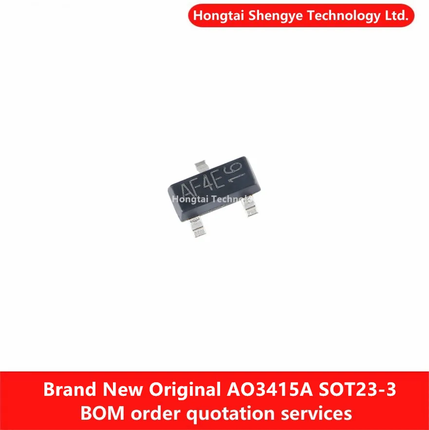 New and original AO3415A SOT-23-20V-4A P-channel MOS Field-effect transistor AO3415A chip