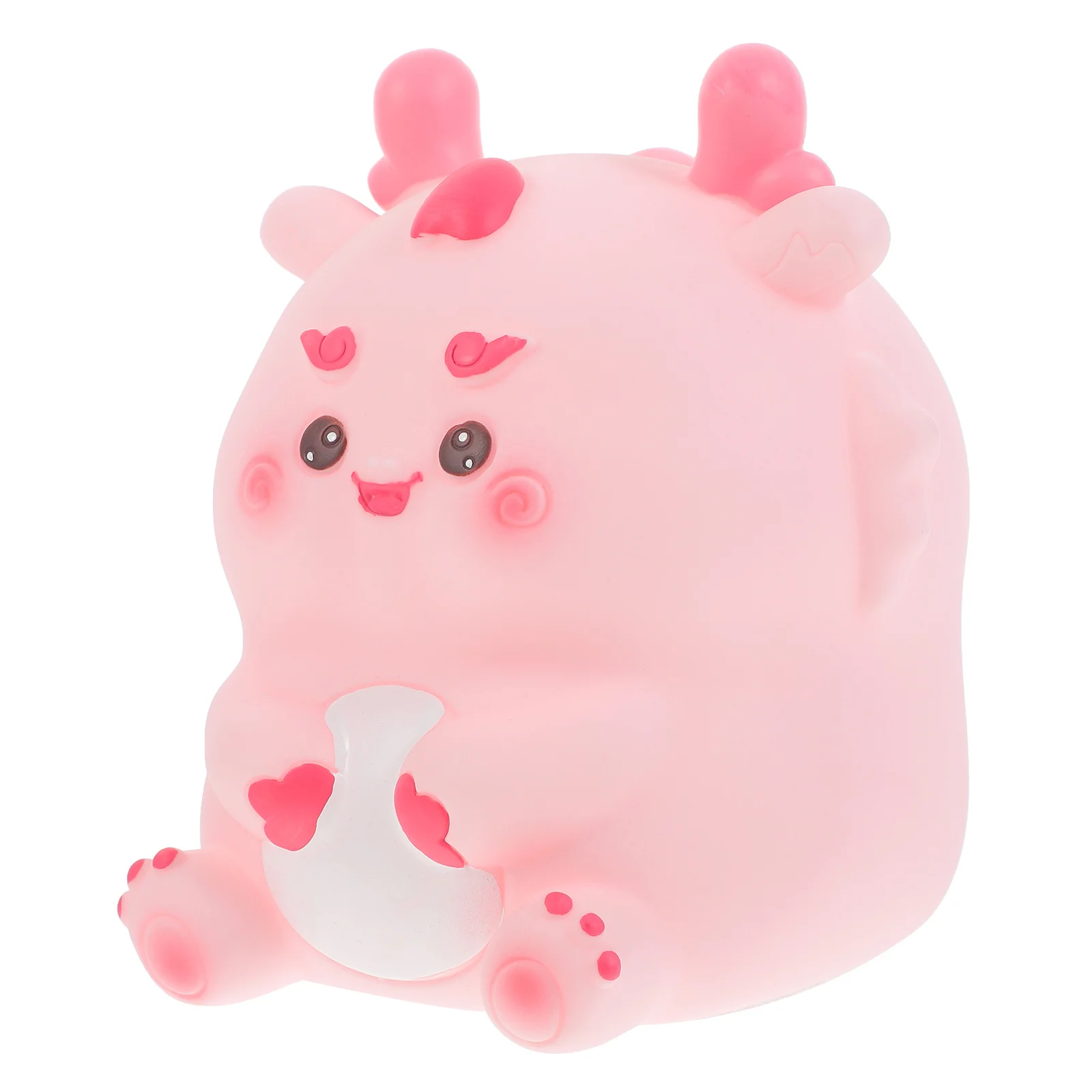 

Cute Dragon-Shaped Vinyl Piggy Bank for Kids Coin and Bill Storage Large Capacity Money Box Fun Decorative Saving Pot for Home