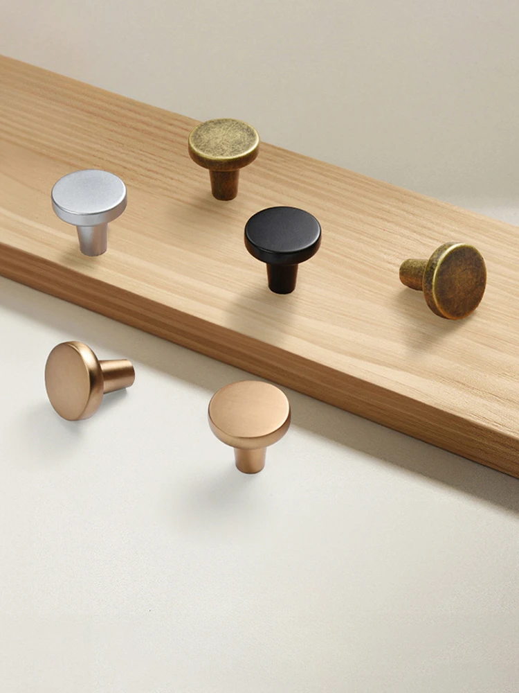 

American Cabinet Door Handles Wardrobe Drawer Knobs Modern and Simple Retro Hardware