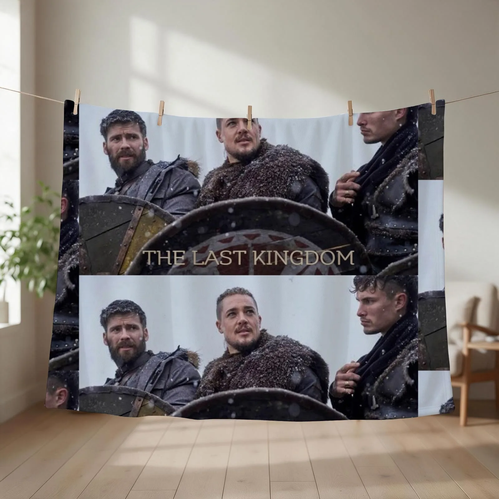 The Last Kingdom, Uhtred of Bebbanburg Throw Blanket couch cozy soft plush fuzzy picnic outdoor blanket