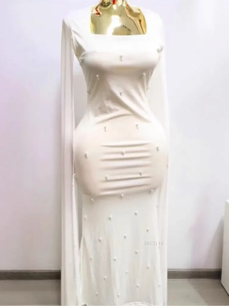 

Women's Elegant Dashiki African Party Evening Long Maxi Dress Solid Color Ankara Outfit Autumn 2025