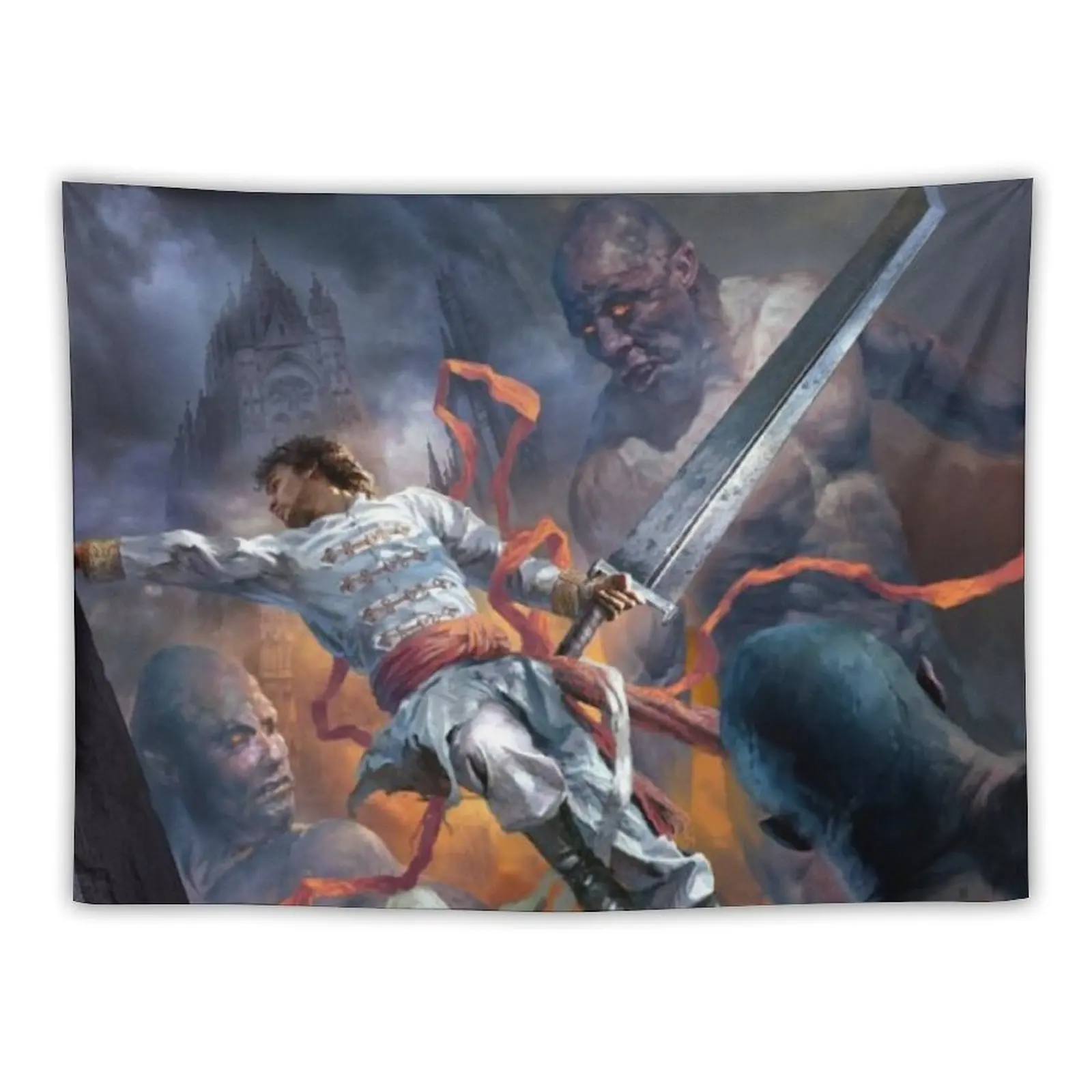 

Mistborn Novel Series by Brandon Sanderson - Graphical Character Art 6 Tapestry Decoration Home Tapestry