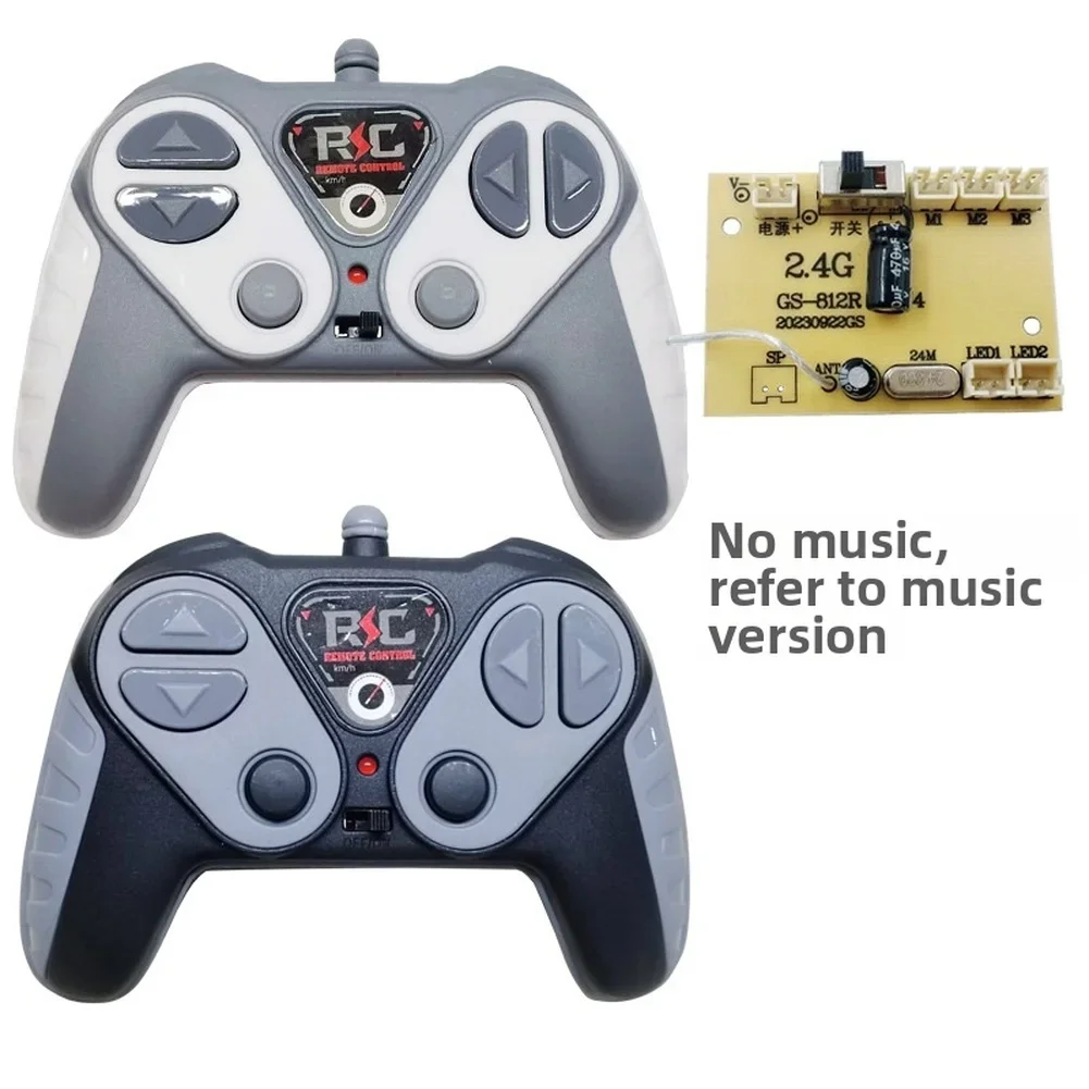 1set Remote Control Circuit PCB Transmitter Receiver Board 6-channel 2.4G For DIY Remote Control Cars
