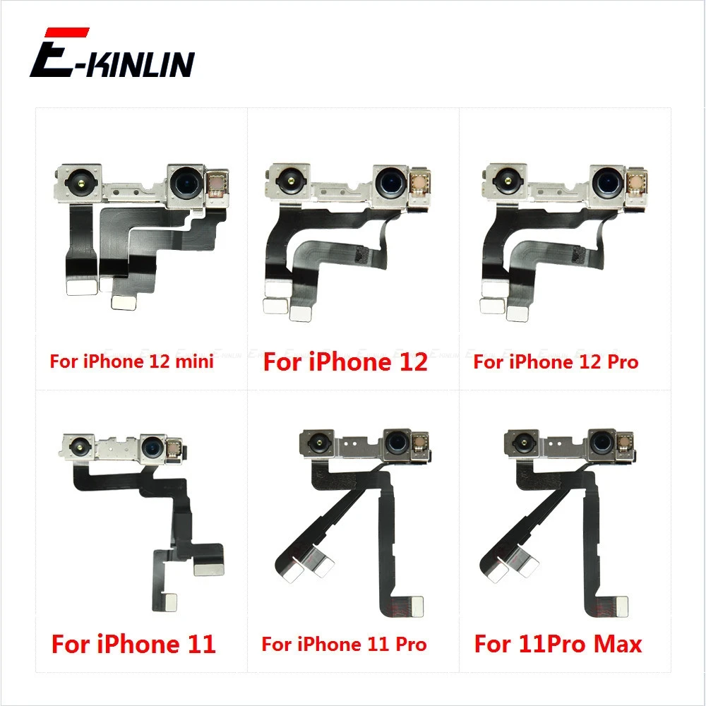 For iPhone 12 mini 11 Pro XR XS Max Small Front Face ID Facing Camera Flex Cable With Proximity Sensor Light Parts