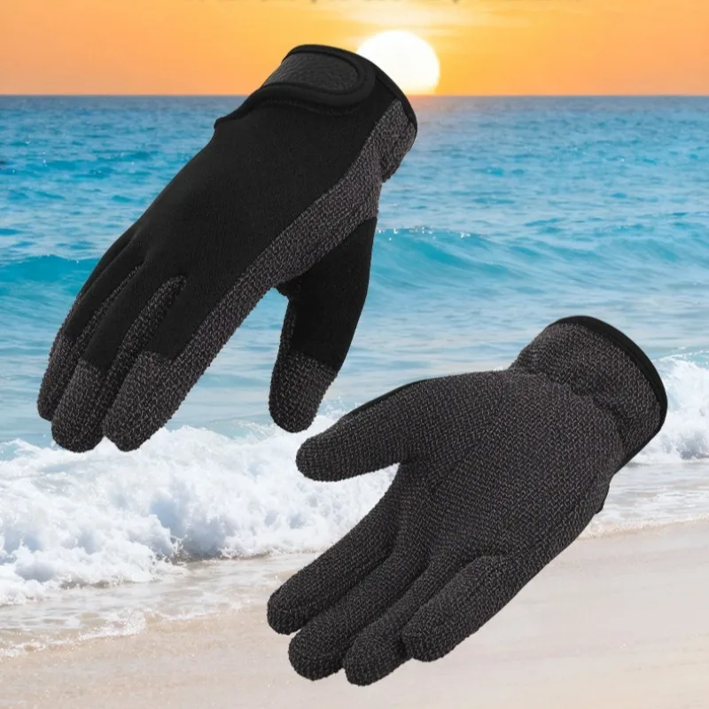 

New 2MM Cut-Resistant and Wear-Resistant Swimming and Diving Gloves Protective Against Stabs and Coral Snorkeling Gloves