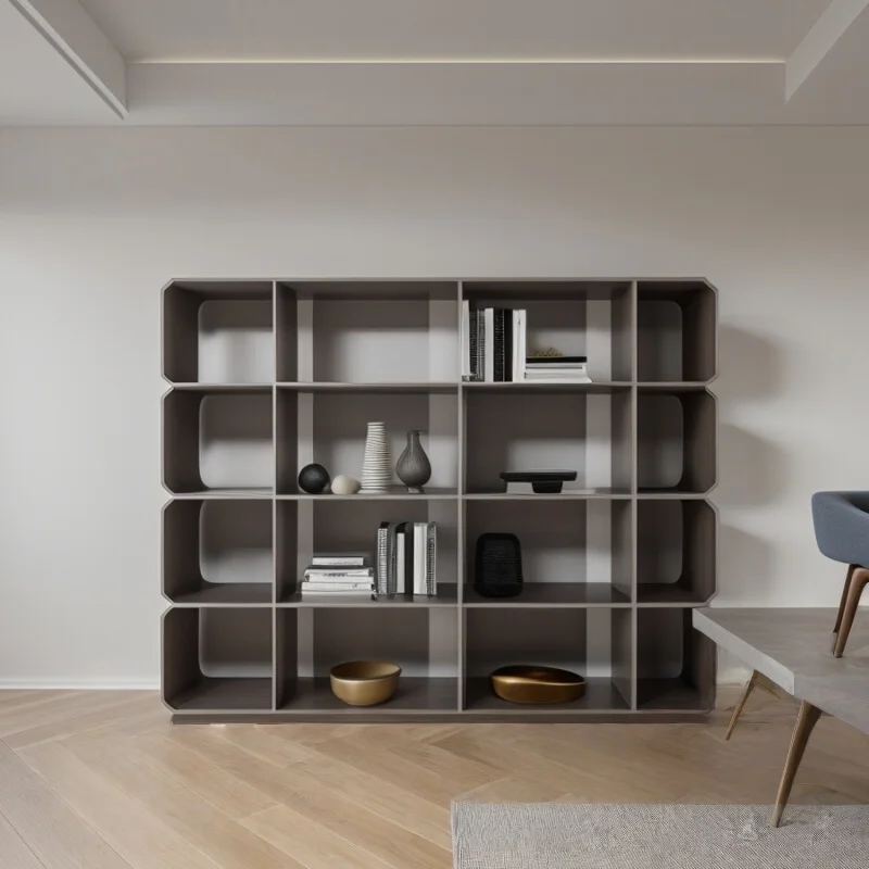 *  Living Room Display Cabinet Modern Simple Decorative Cabinet Paint Multi-layer Storage Rack