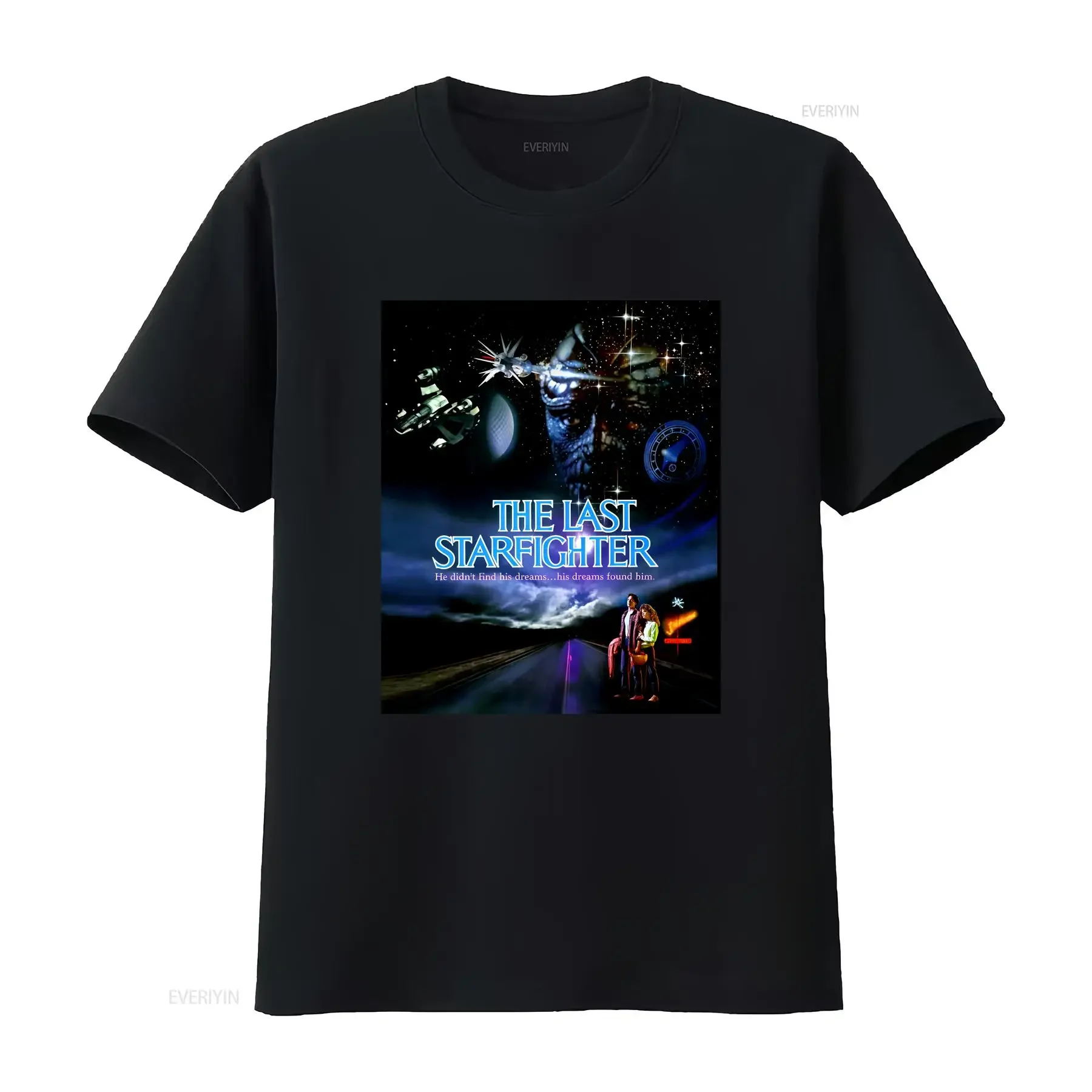 CAMISETA THE LAST STARFIGHTER 1984 con portada de DVD 4K Bluray, Tallas S M L XL, Estilo Vintage Lavado, Cómoda, Streetwear Unisex