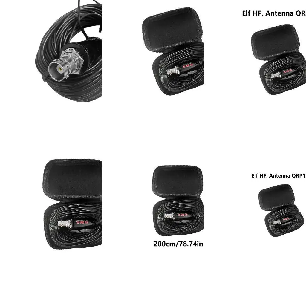 R53C Efficient Elf Antennae Qrp15 1-30MHz Frequency 1:49 Wide Band Shortwave 6.56ft