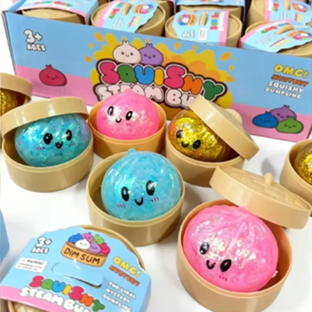 Sports Equipment Box - Hot Glitter Dumpling Squishy with Box