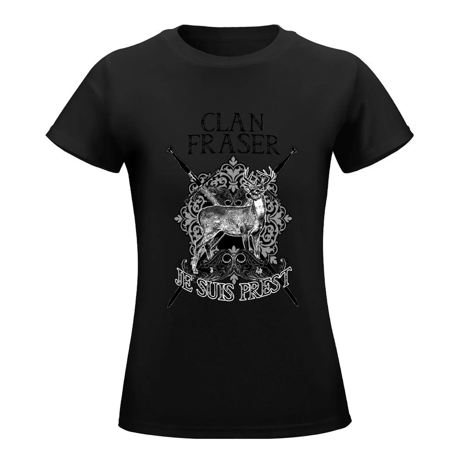 Clan Frazer Outlander T-Shirt animal print shirt for girls tops graphics t-shirts for Women graphic tees