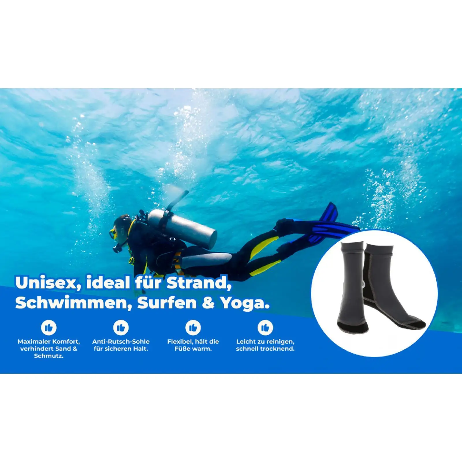 

Неопреновые носки для дайвинга, водонепроницаемая нескользящая обувь для плавания, пляжные ботинки, аква-обувь для подводного плавания и серфинга