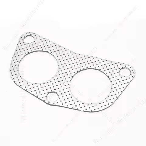 AAA 1PCS Aluminum Car Engine Downpipe Flange Exhaust Gasket Exhaust Pipe Gasket For Honda D15-B18 Car